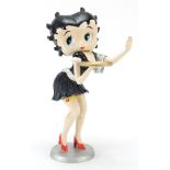 Cast iron Betty Boop waitress figurine, 30cm high