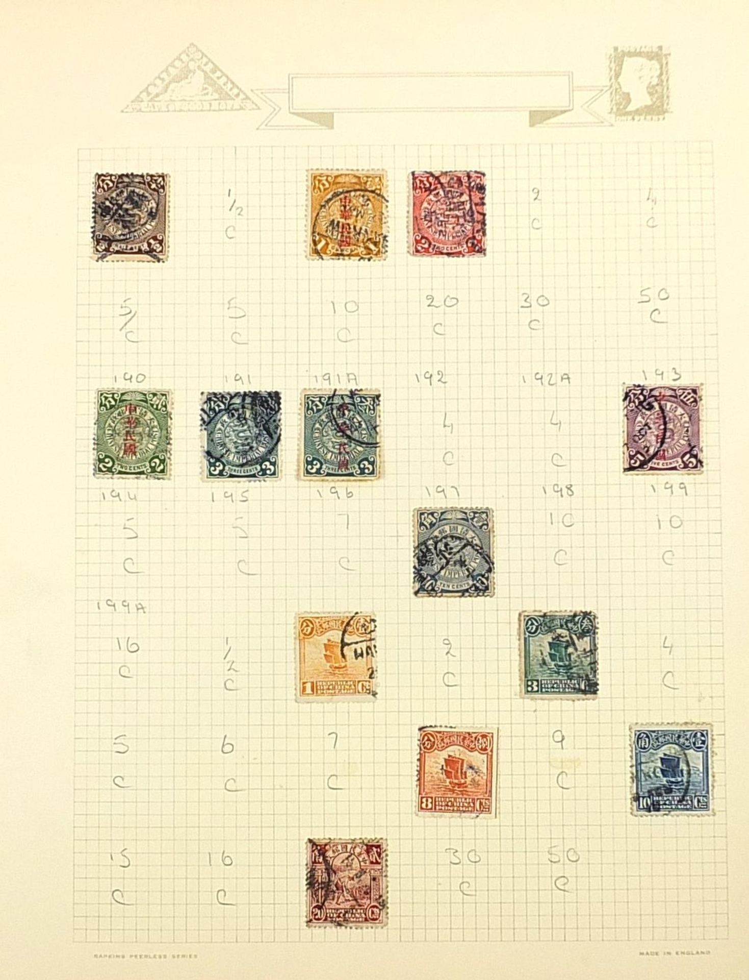 Collection of Commonwealth stamps arranged in an album including Hong Kong - Image 9 of 17
