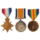 British military World War I medal trio awarded to 136151.2.A.M.C.S.BUGGLEUGH.R.A.F.