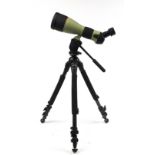 Nikon ED field scope with Manfrotto tripod stand