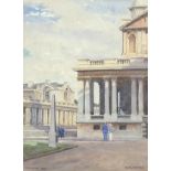 Alfred Bowman Yeates 1934 - Greenwich, London, 20th century watercolour, mounted, framed and glazed,