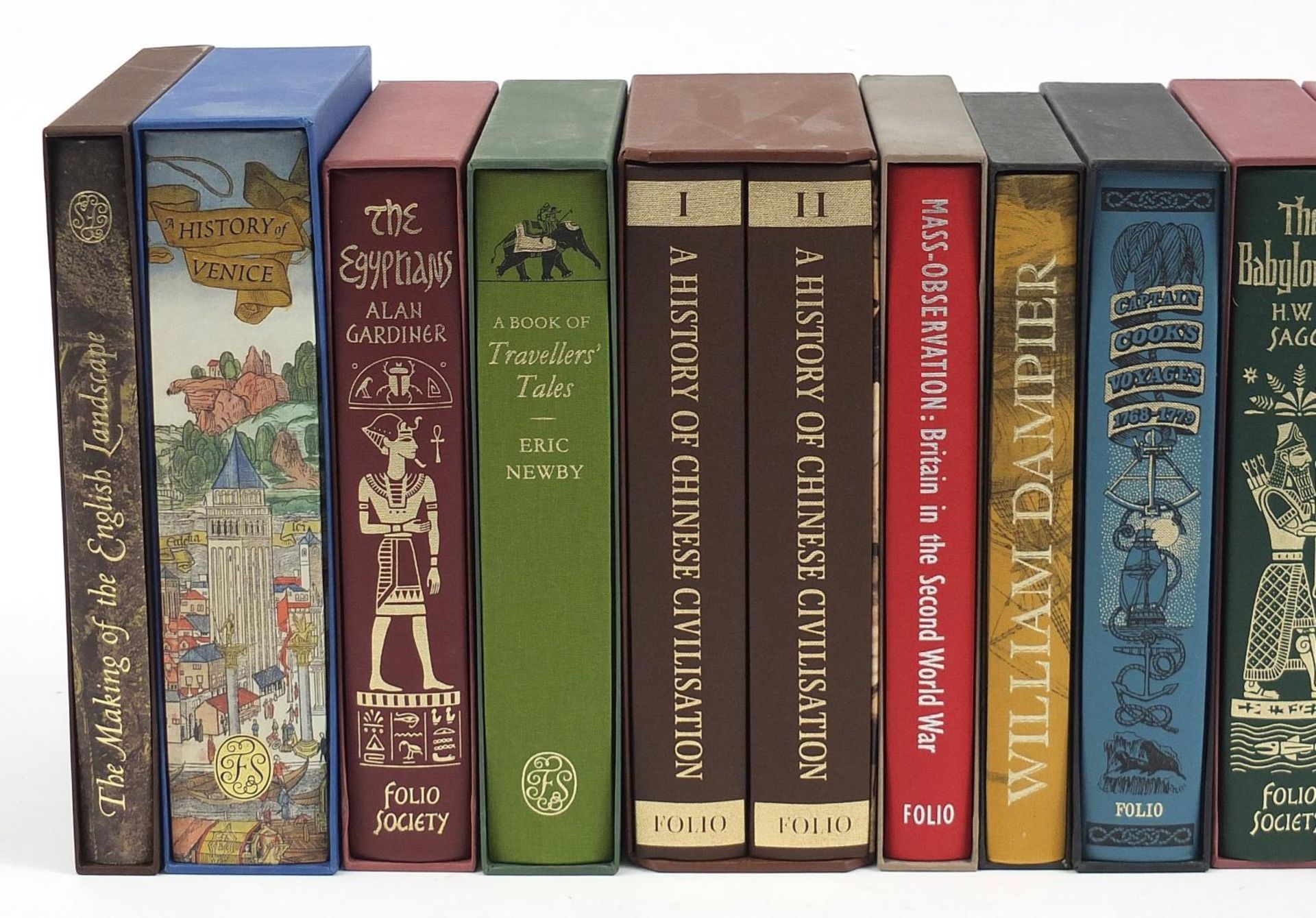 History and travel related Folio Society hardback books with slip cases including History of Venice, - Image 2 of 3