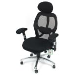 Ergotek office chair, 118cm high