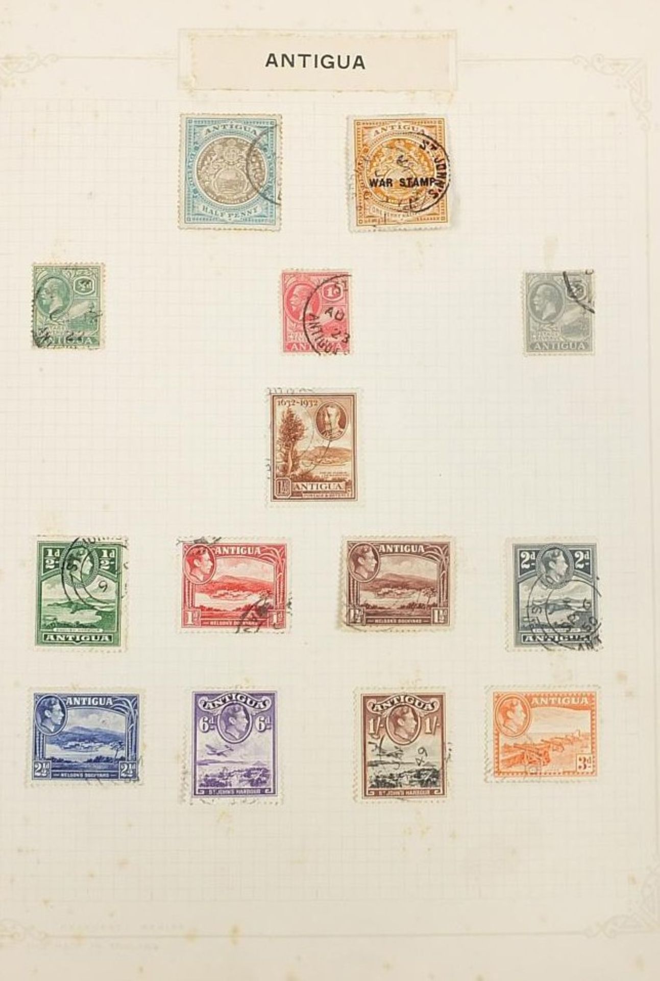 Commonwealth letter A stamps Ascension, Antigua and Antarctica arranged on several pages - Image 2 of 6