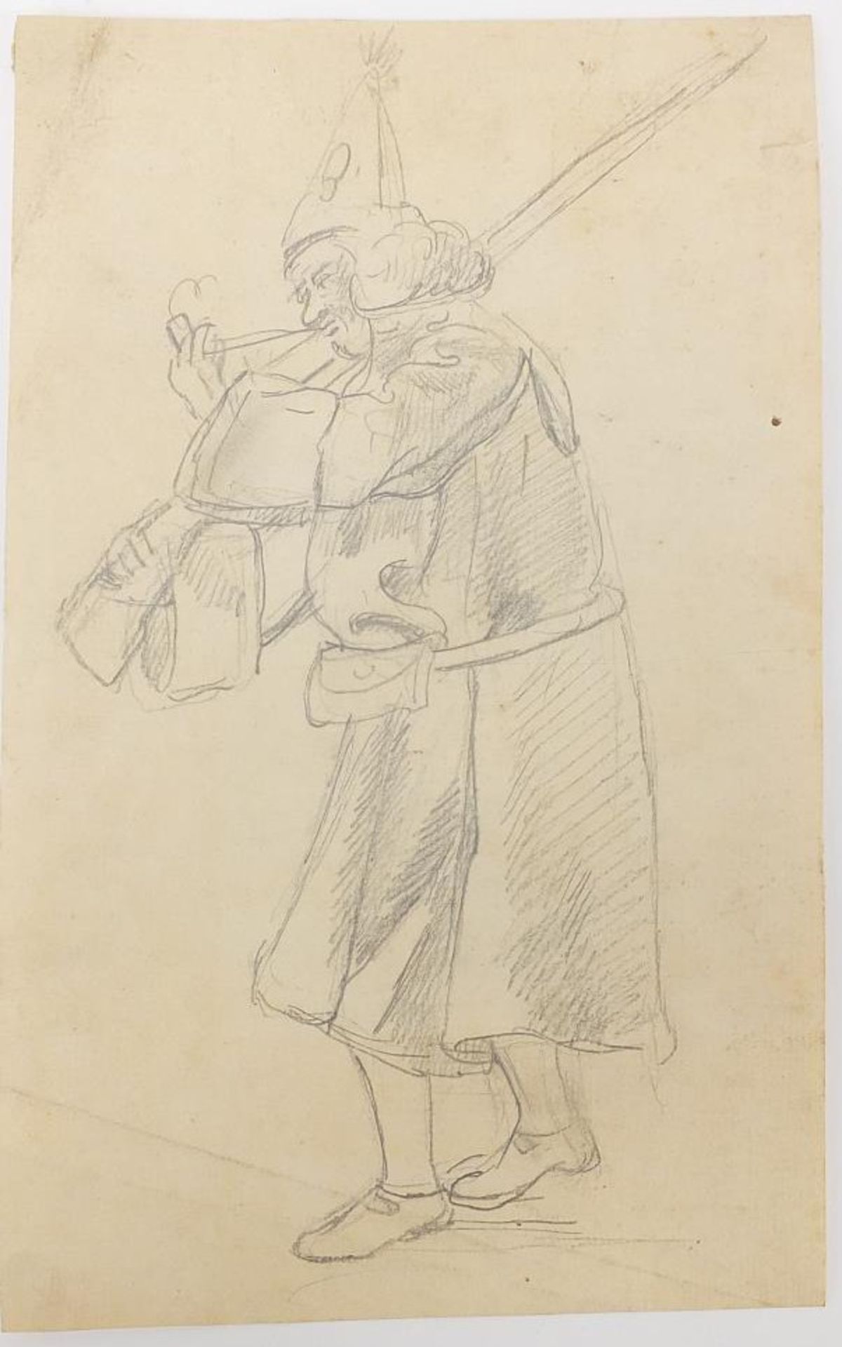 School of George Hayter - Gentlemen wearing naval and military dress, set of three pencil drawings - Image 9 of 11