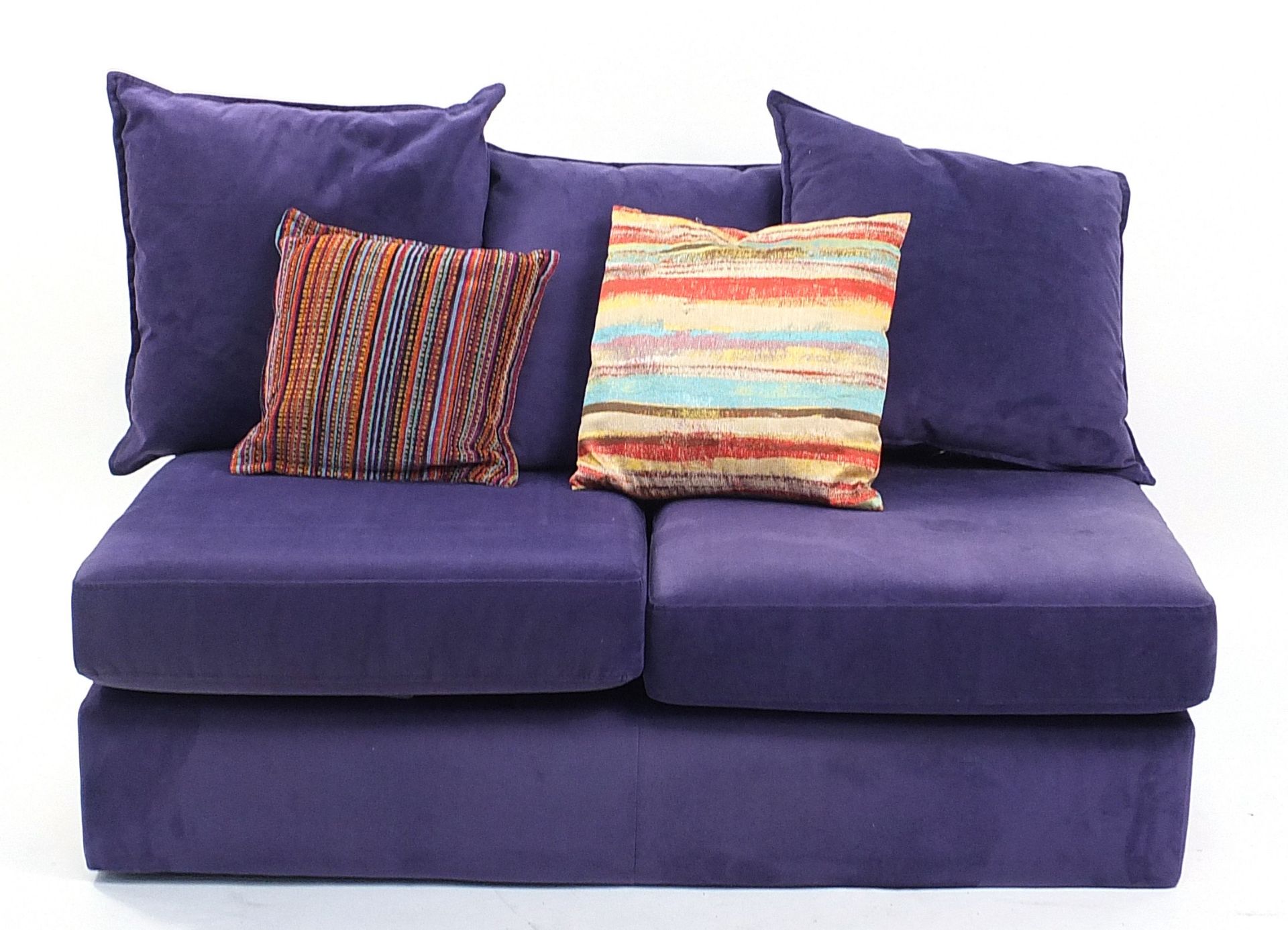 Contemporary DFS Skittle modular sofa with five sections, 88cm H x 330cm W x 240cm D as set up in - Bild 7 aus 10
