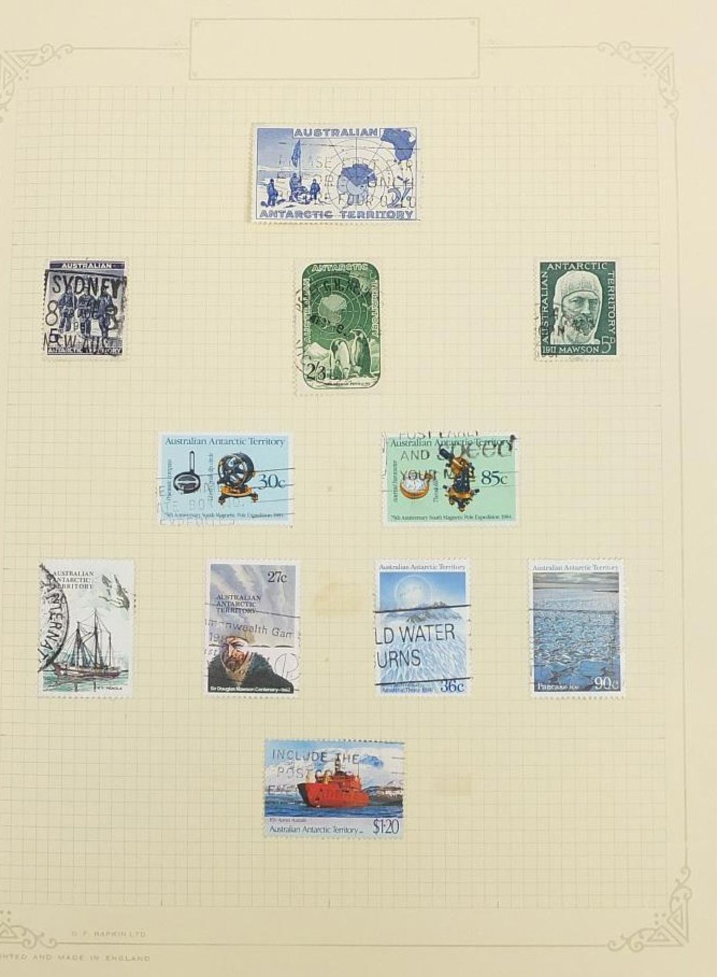 Commonwealth letter A stamps Ascension, Antigua and Antarctica arranged on several pages - Image 3 of 6