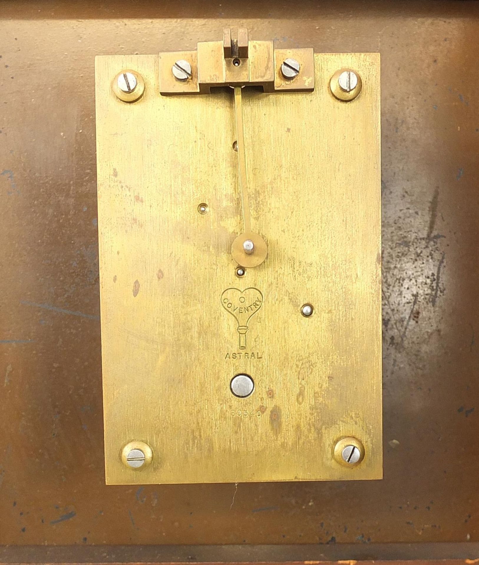Victorian mahogany wall clock, the dial inscribed Groom, Croydon, 38cm in diameter - Bild 5 aus 7