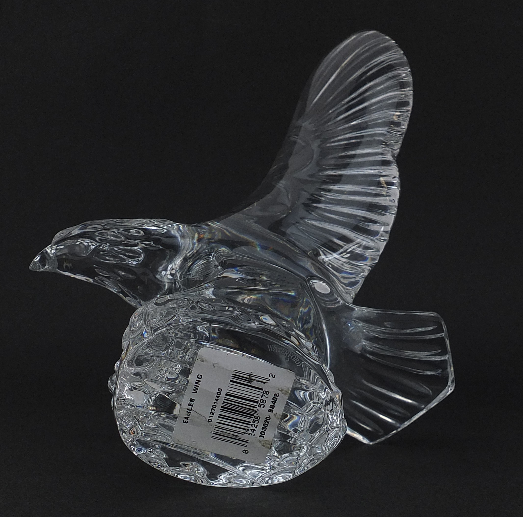 Waterford Crystal eagle with paper label, 17.5cm high - Image 3 of 4