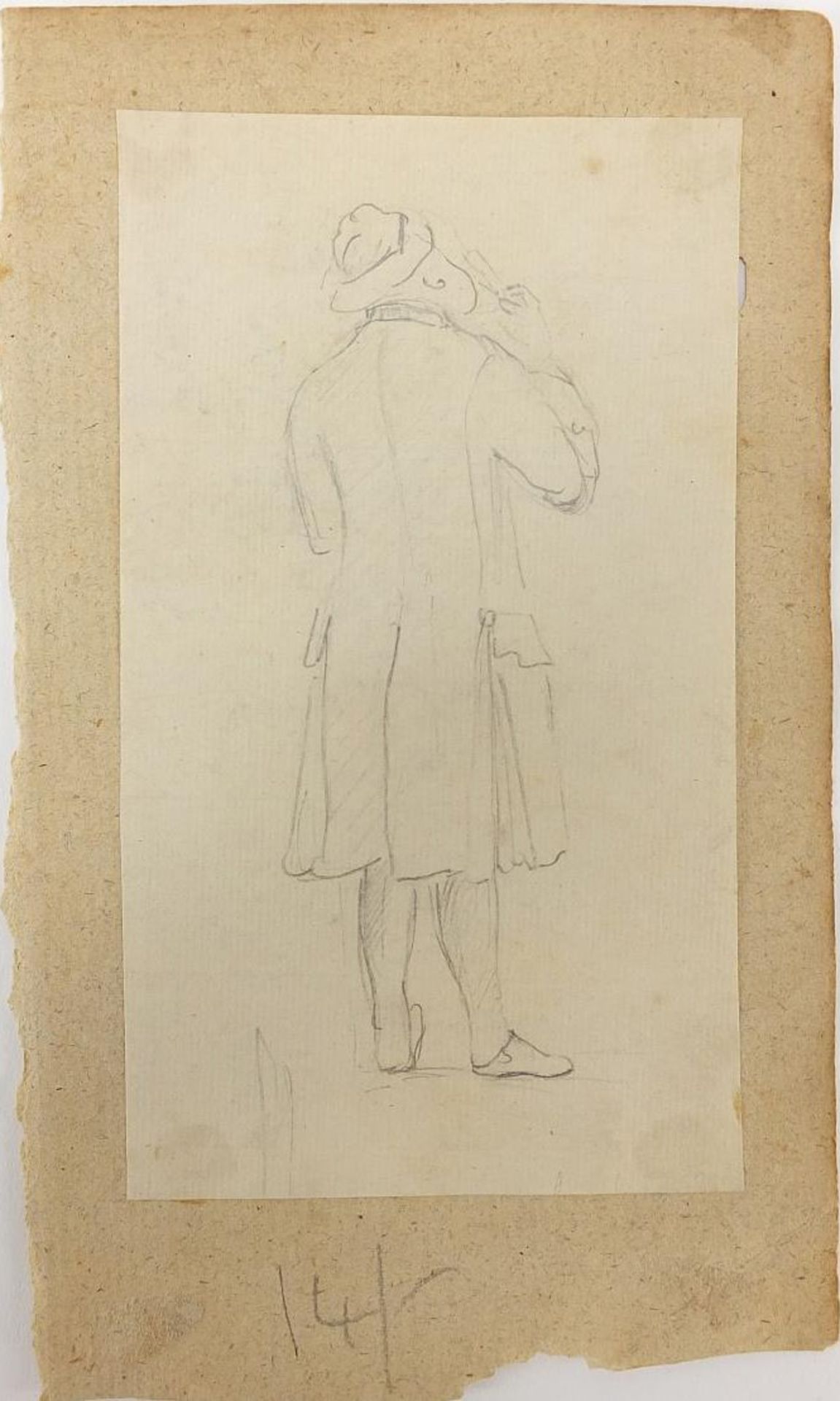 School of George Hayter - Classical figures, children and gentlemen wearing uniform, five pencil - Image 16 of 17