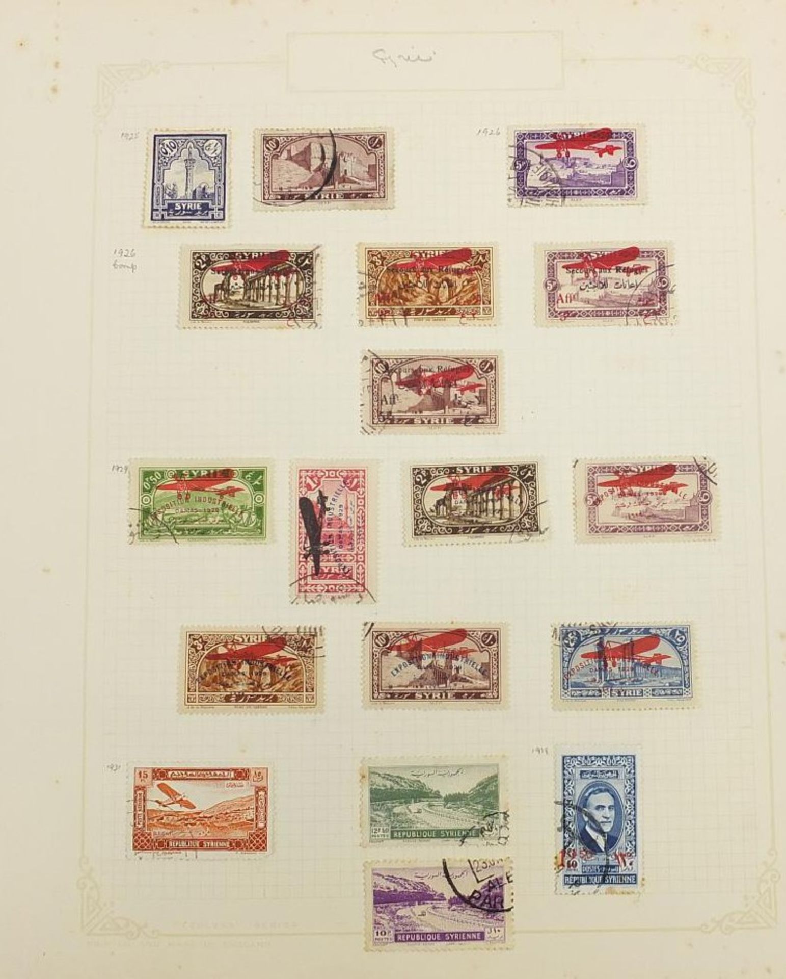 Foreign collection mainly early Turkey and Middle East stamps arranged on several pages - Image 3 of 9