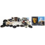 Large collection of Guinness advertising breweriana including glasses, ashtrays, album of postcards,