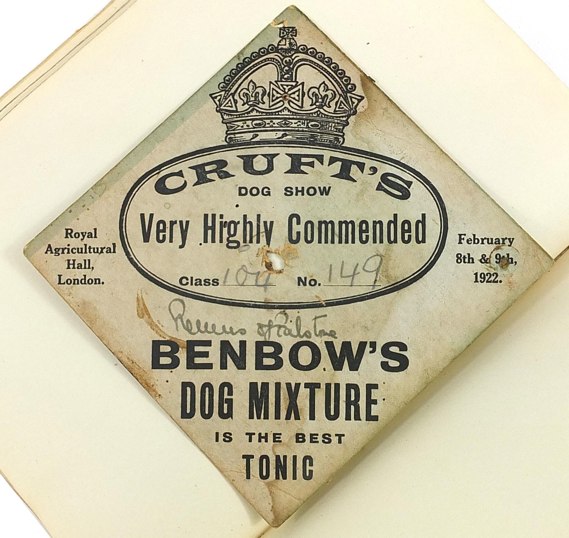 Collection of dog show related ephemera including a large collection of dog show prize labels - Image 9 of 15