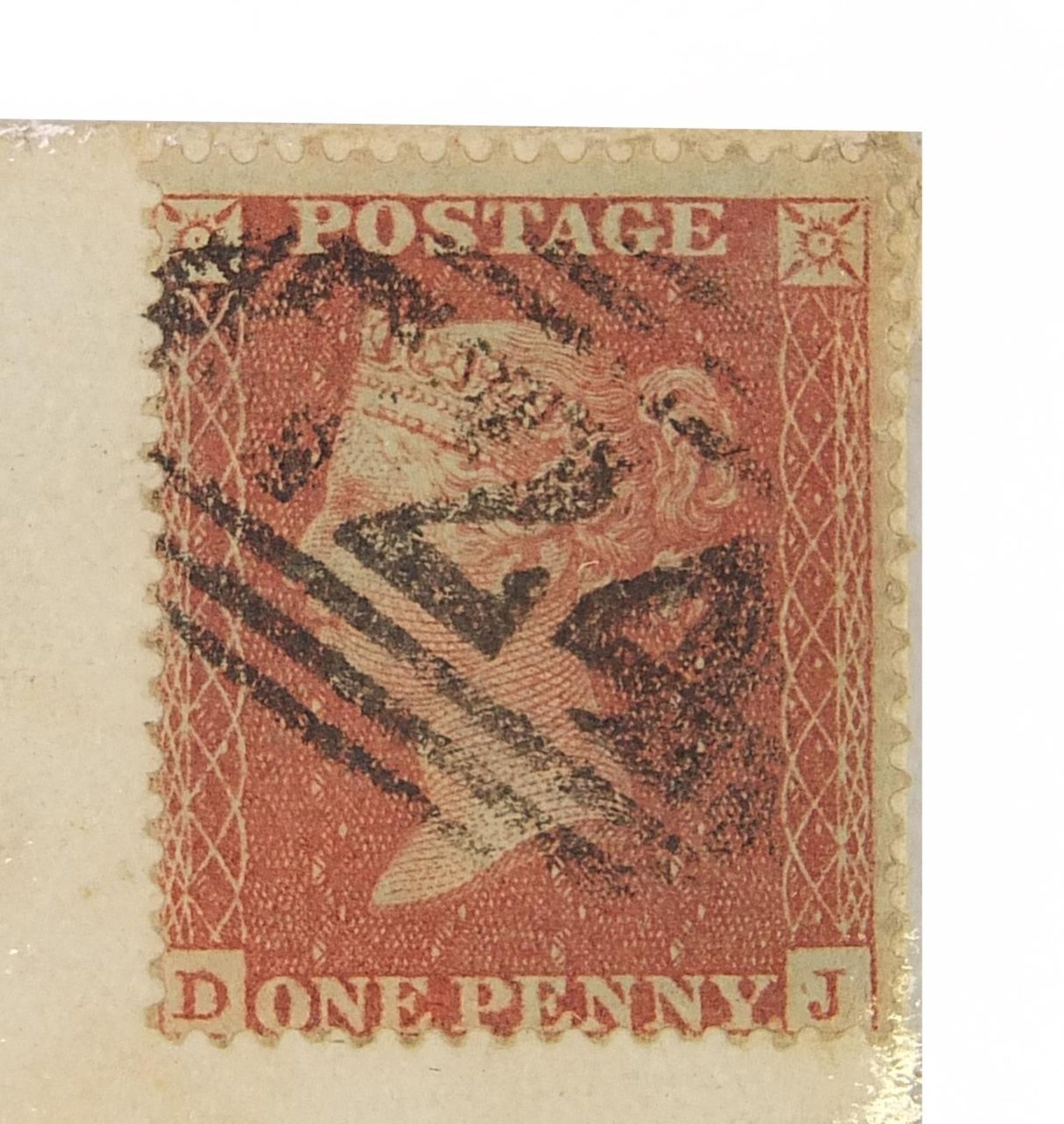 Victorian postal history and a one Anna stamp booklet including Penny Red covers, one with - Image 6 of 15