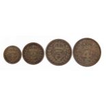 Elizabeth II 1954 Maundy coin set