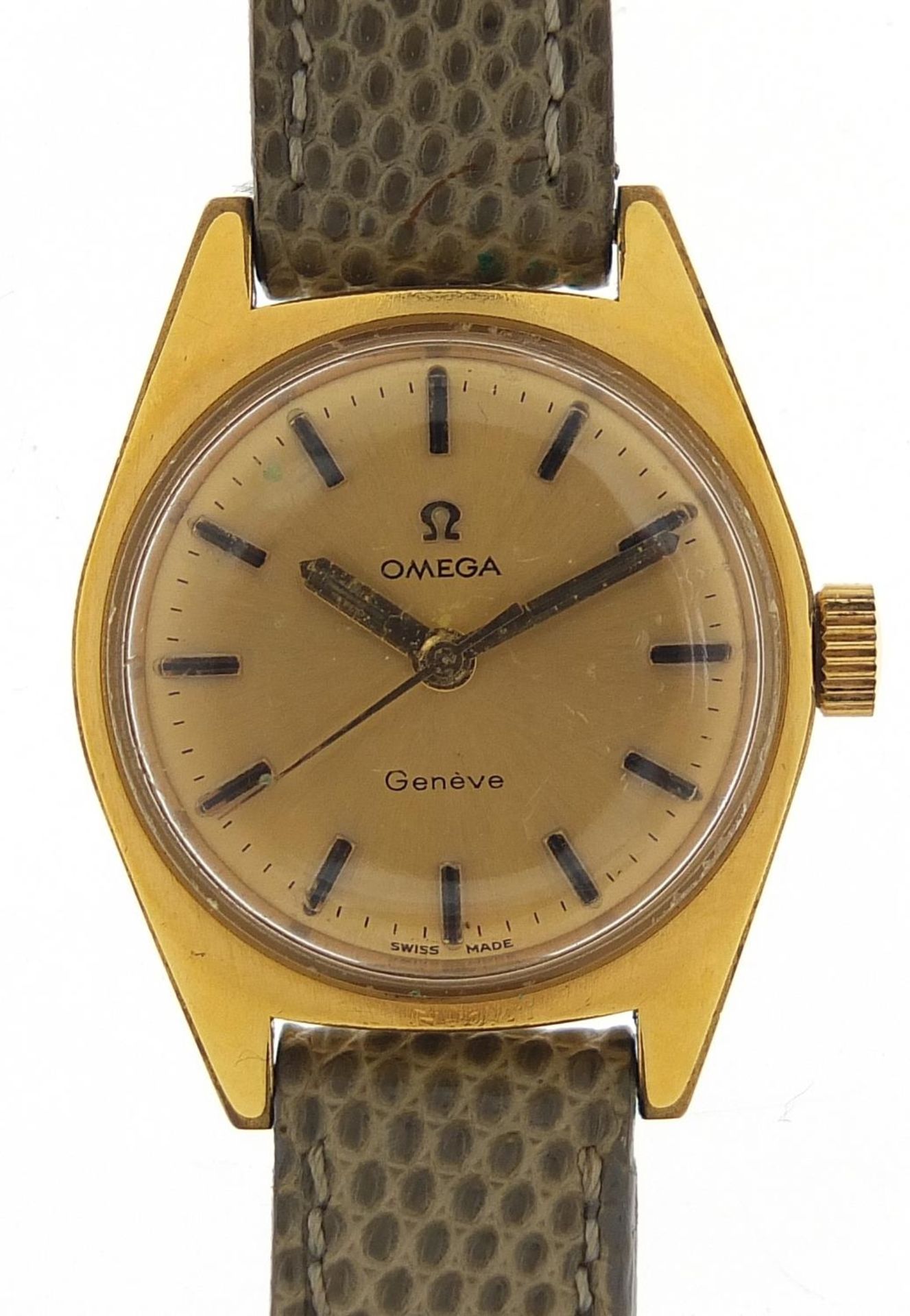 Omega, ladies Omega Geneve wristwatch, 24mm in diameter