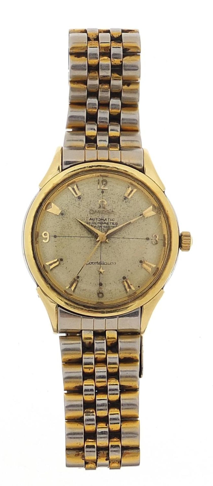 Omega, gentlemen's Omega Constellation automatic wristwatch with bumper movement and cross hair - Image 2 of 4