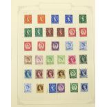 Extensive collection of Elizabeth Great Britain stamps, mint and used, arranged on several pages