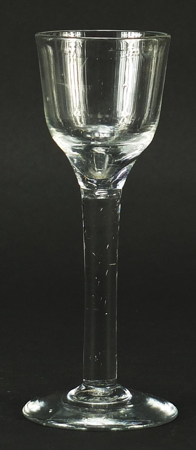 18th century wine glass, 14.5cm high - Image 2 of 3