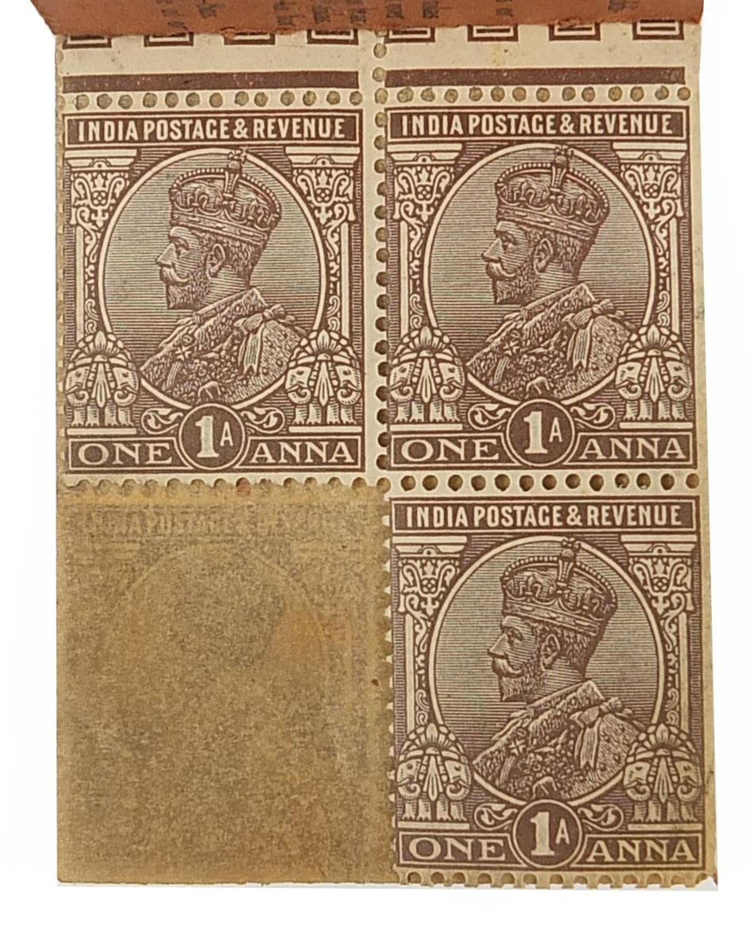 Victorian postal history and a one Anna stamp booklet including Penny Red covers, one with - Image 11 of 15
