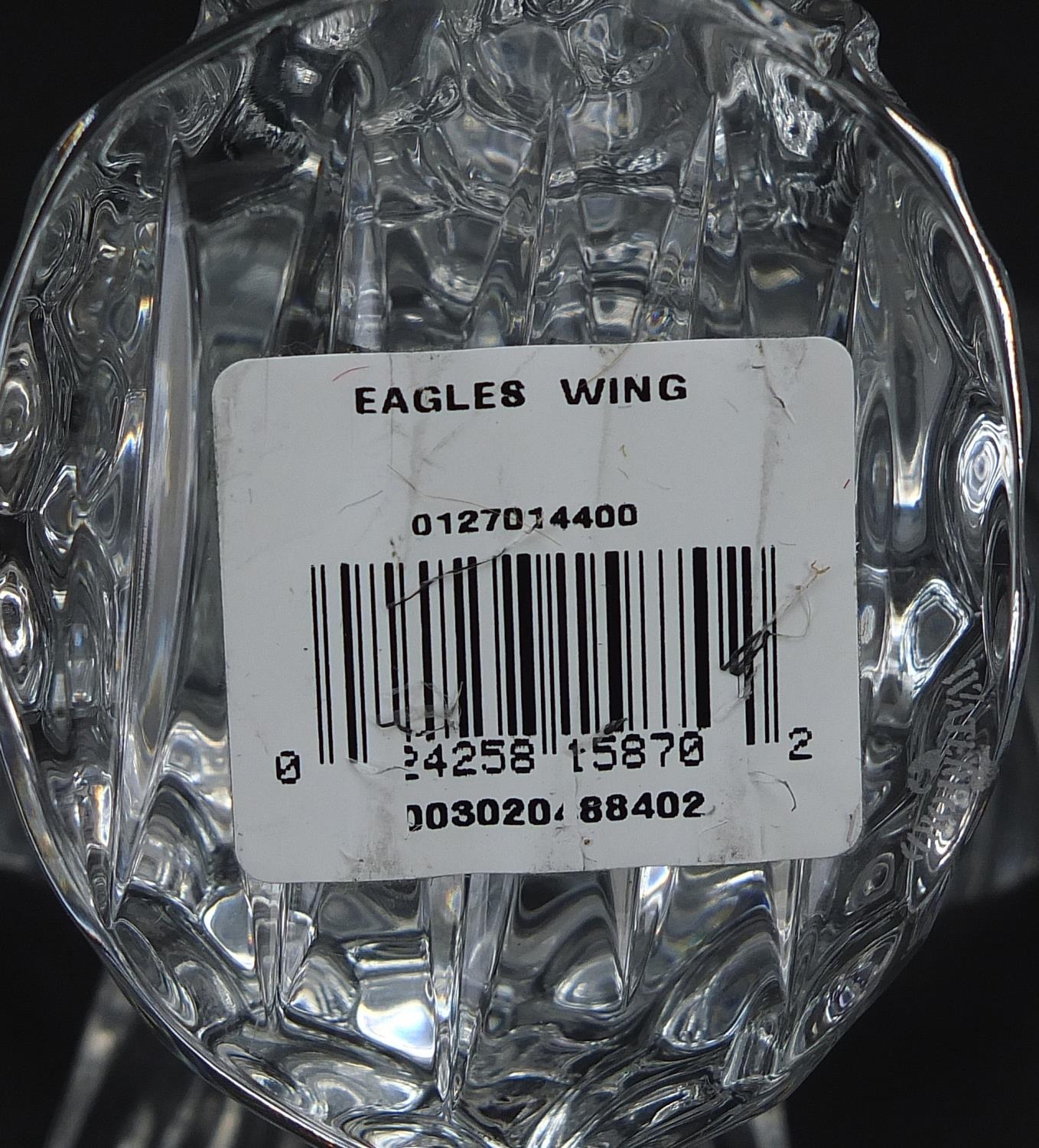 Waterford Crystal eagle with paper label, 17.5cm high - Image 4 of 4