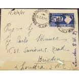 1951 Milan Fair high value stamp on cover