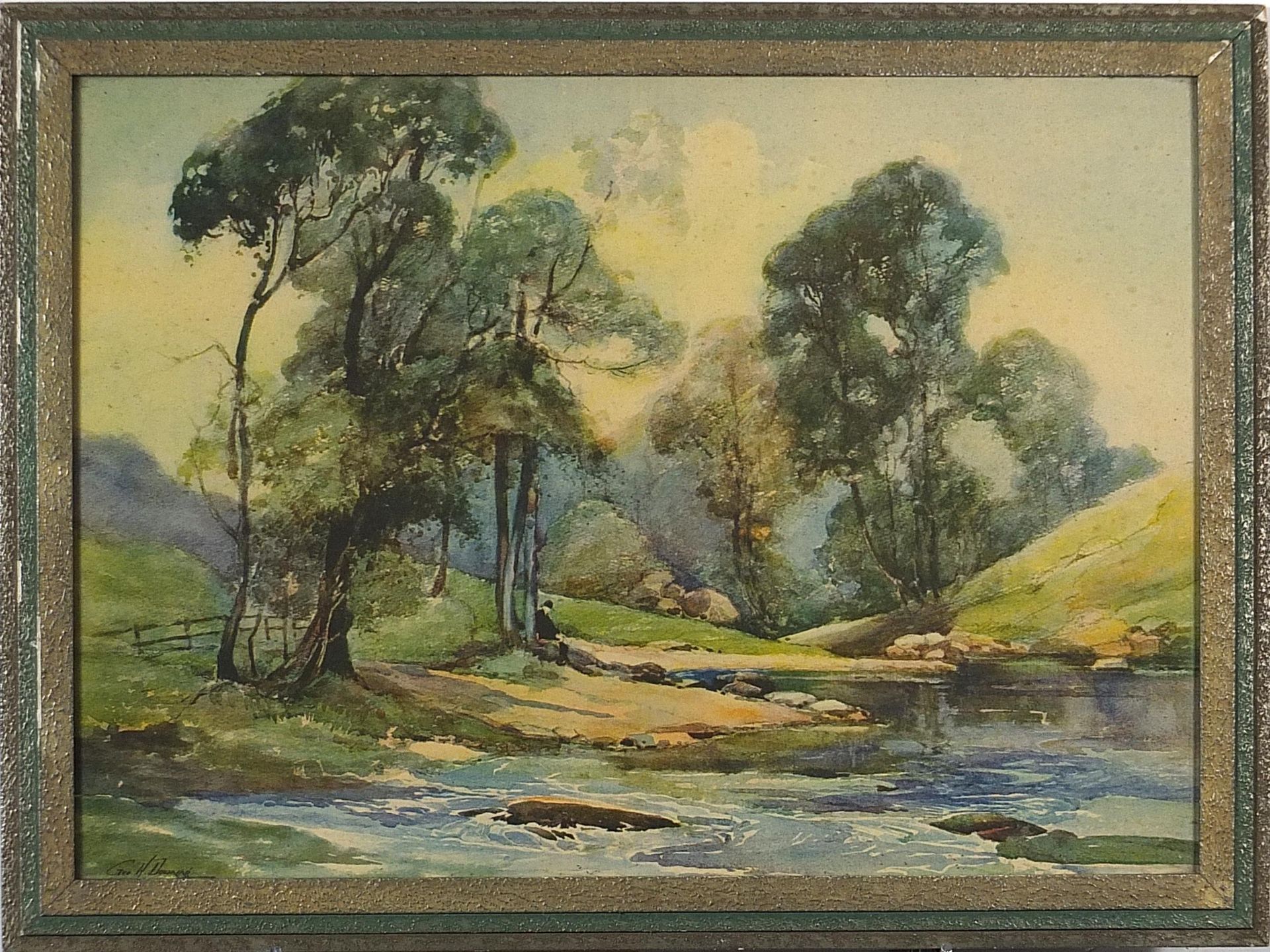 After George Henry Downing - River Eden near Kirkby Stephen and one other, pair of prints, one - Bild 8 aus 11