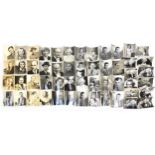 Collection of film stills and photographs of actors from the 1930's, some with stamps to the