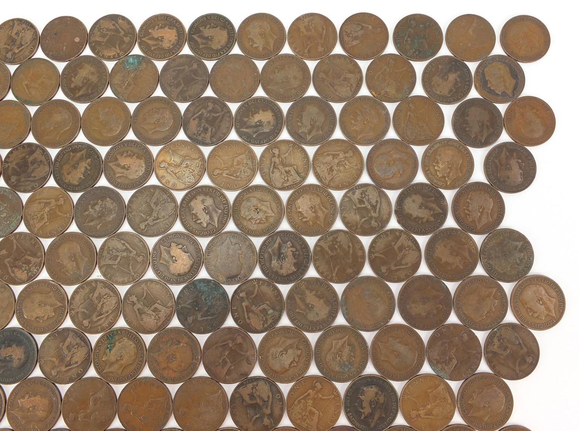 Large quantity of George V pennies, 2055g - Image 3 of 5