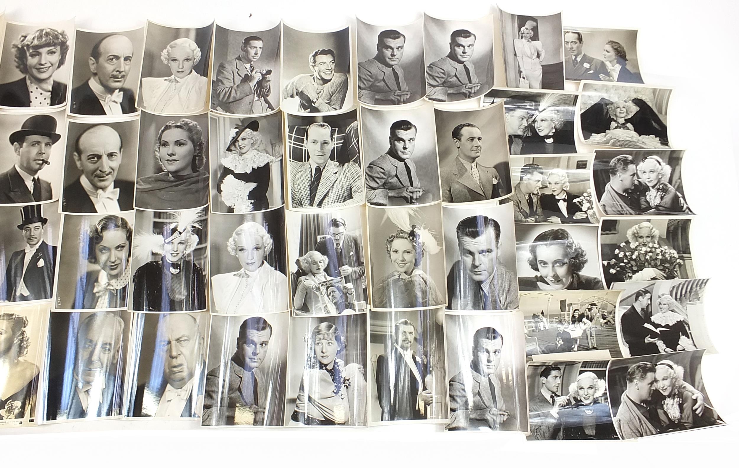 Collection of film stills and photographs of actors from the 1930's, some with stamps to the - Image 3 of 3