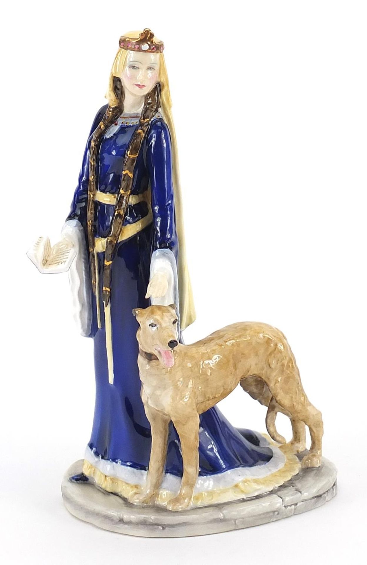 Royal Doulton figurine Eleanor of Aquitaine HN3957 with stand and box, 59/5000, the figurine 24cm