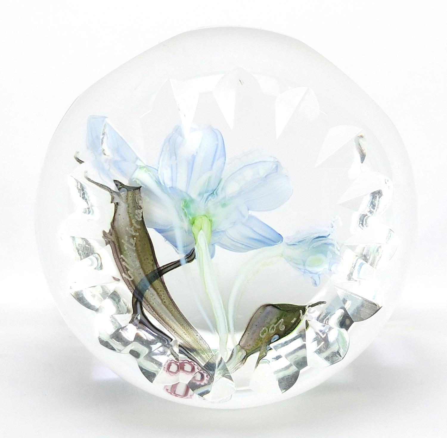 Caithness Whitefriars Dreamer glass paperweight with box, 37/200, approximately 7cm in diameter - Image 5 of 6