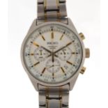 Seiko, gentlemen's Seiko chronograph wristwatch, the case numbered 111125, 42mm in diameter