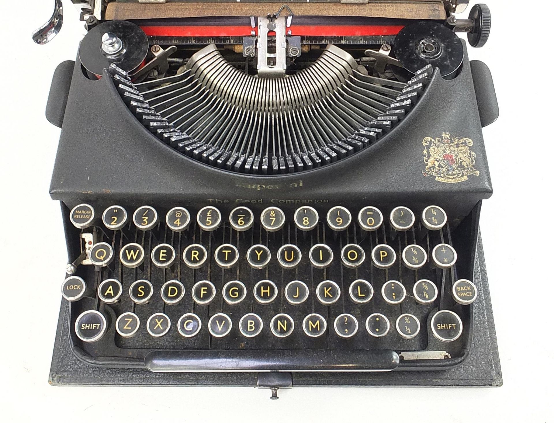 Vintage Imperial portable typewriter with case, 29.5cm wide - Image 2 of 6