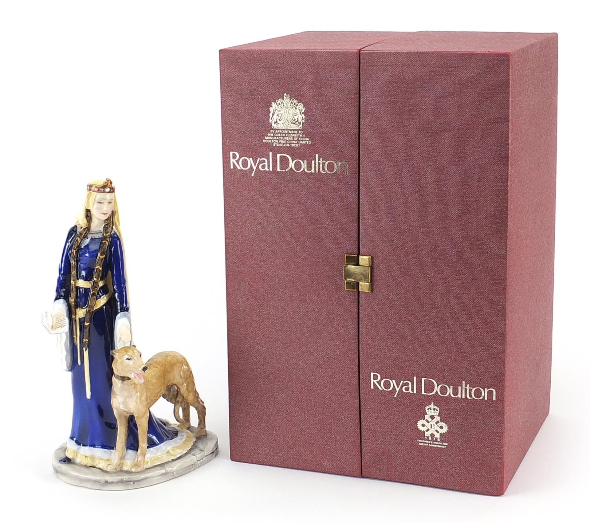 Royal Doulton figurine Eleanor of Aquitaine HN3957 with stand and box, 59/5000, the figurine 24cm - Image 5 of 5