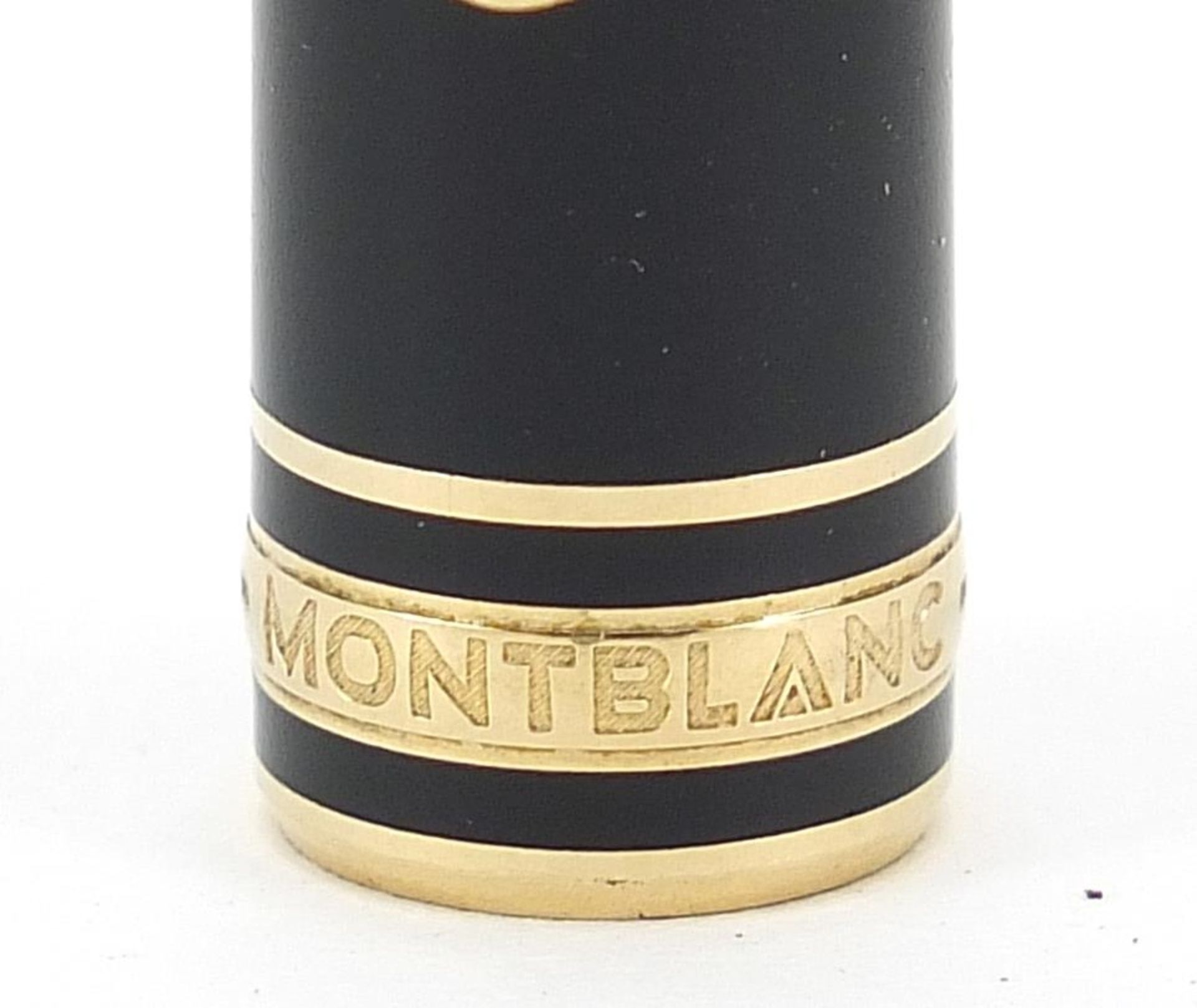 Montblanc Meisterstuck fountain pen with 14k gold nib numbered 4810, serial number PY1046185 - Image 3 of 5