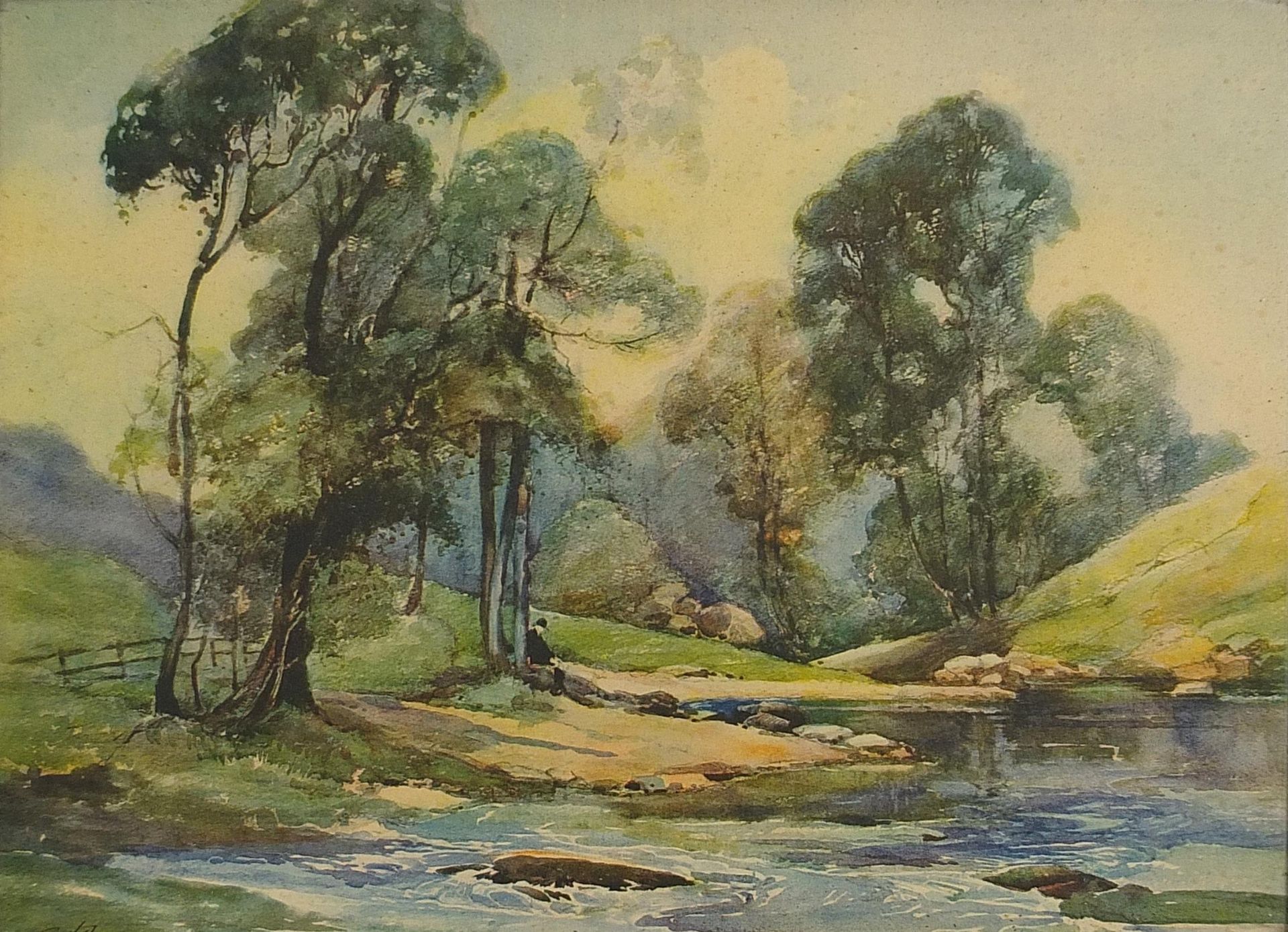 After George Henry Downing - River Eden near Kirkby Stephen and one other, pair of prints, one - Bild 7 aus 11