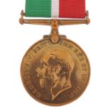 British military World War I Mercantile Marine medal awarded to George Dawson