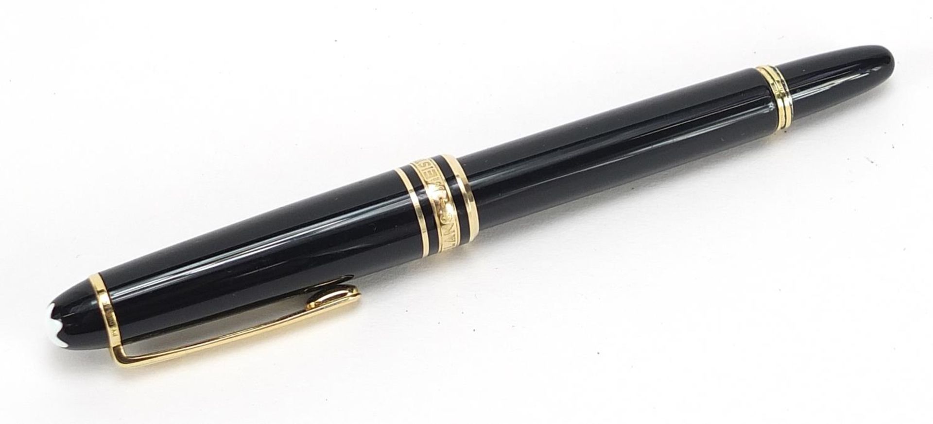Montblanc Meisterstuck fountain pen with 14k gold nib numbered 4810, serial number PY1046185 - Bild 4 aus 5