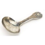 George III silver caddy spoon, possibly by George Wintle, London 1816, 8.5cm in length, 12.0g