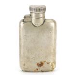 William Neale & Son Ltd, George V silver hip flask, Birmingham 1930, 8.5cm high, 65.4g