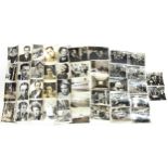 Collection of film stills and photographs of actors from the 1930's, some with stamps to the