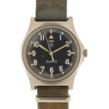 CWC, gentlemen's military issue 'Fatboy' wristwatch numbered 6645-99 54-5317 5177/80, 33mm in