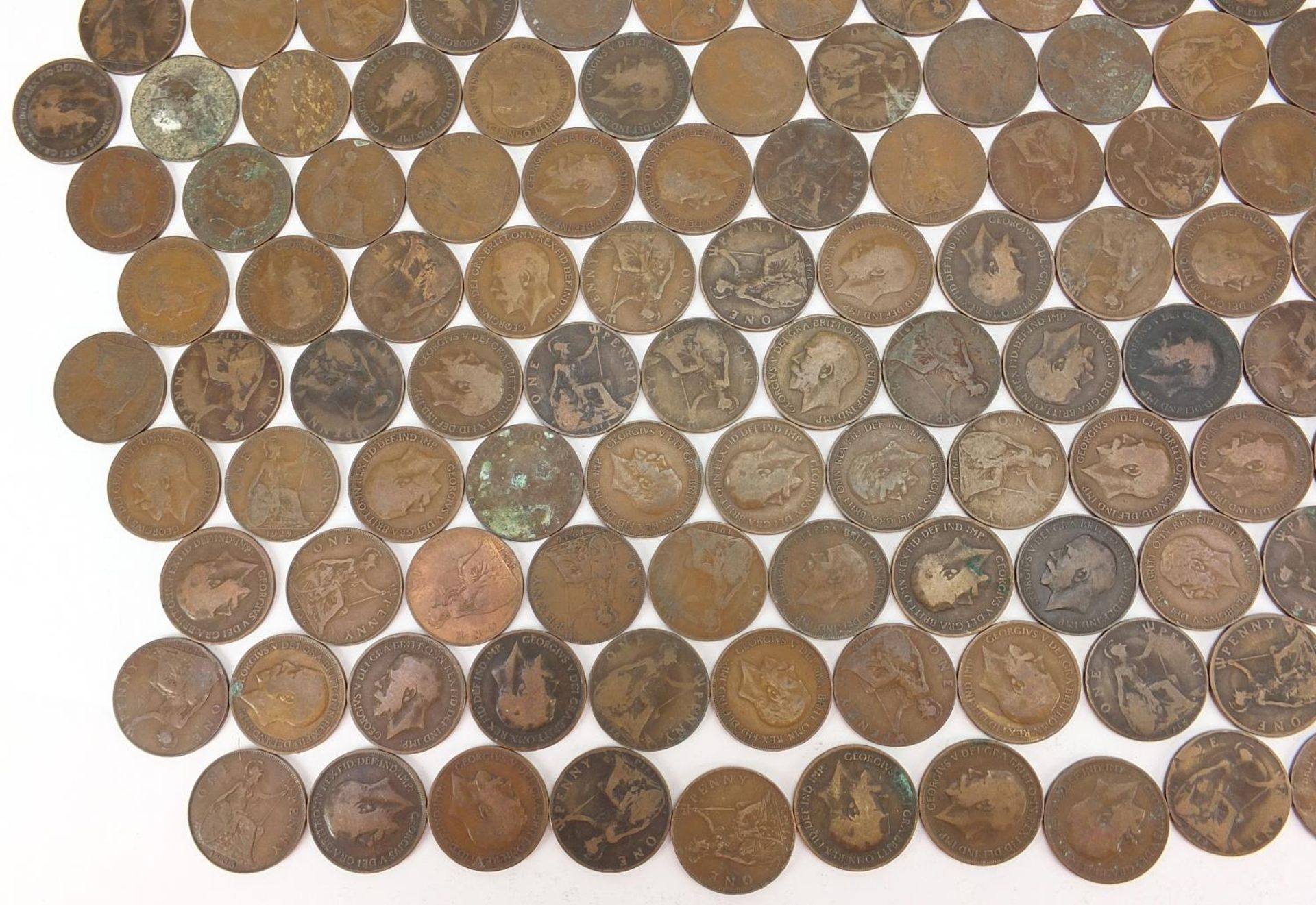 Large quantity of George V pennies, 2055g - Image 4 of 5