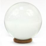 Fortune teller's crystal ball, approximately 11cm in diameter