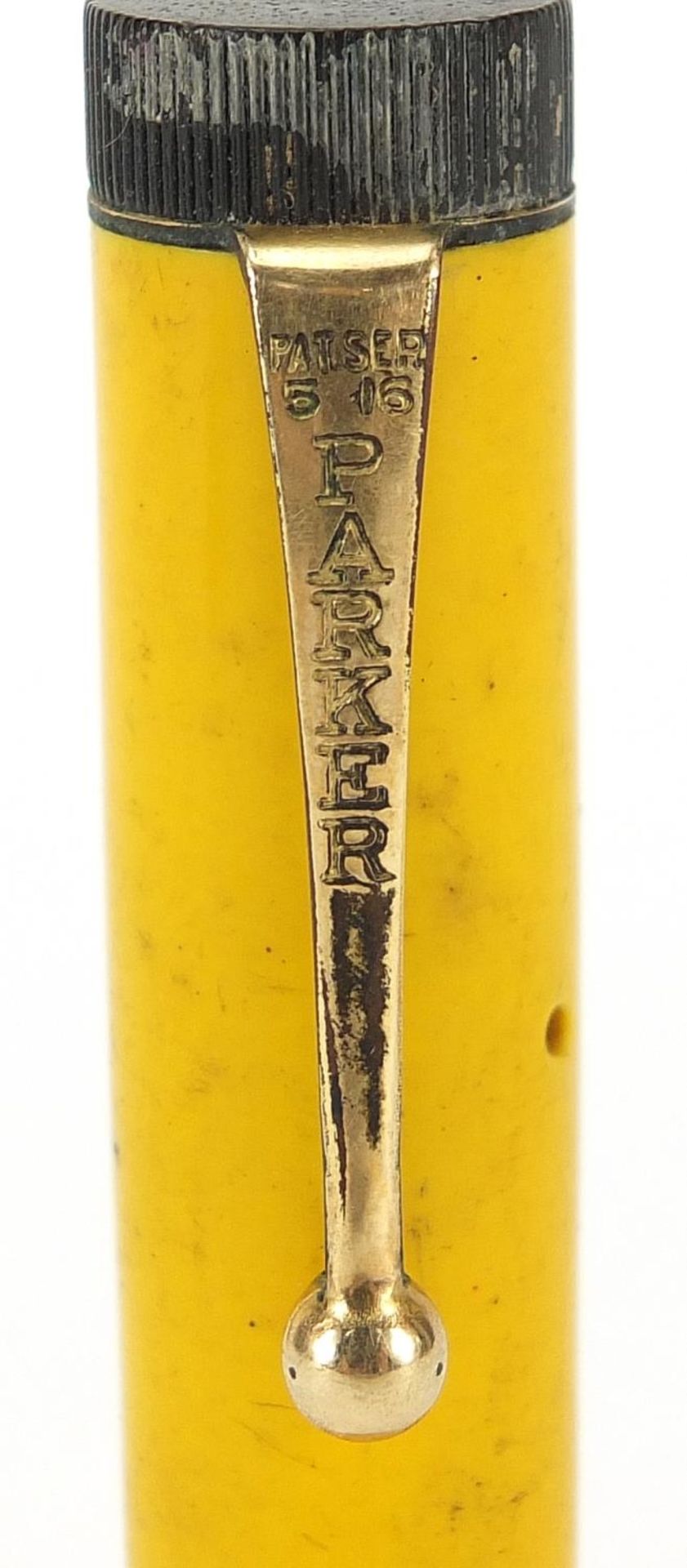 Vintage Parker yellow Duofold Junior fountain pen - Image 3 of 5