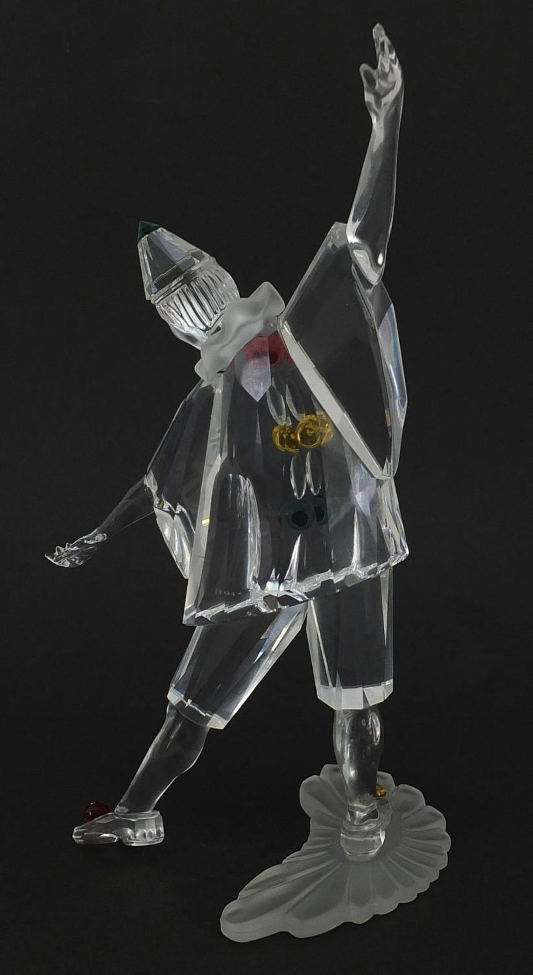 Swarovski crystal Masquerade Pierrot figure with box, 20cm high - Bild 2 aus 6