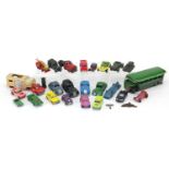 Vintage and later diecast vehicles including Tri-ang Minic, Dinky, Lesney and Schuco