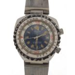 Sicura, vintage gentlemen's wristwatch with date aperture, 44mm in diameter