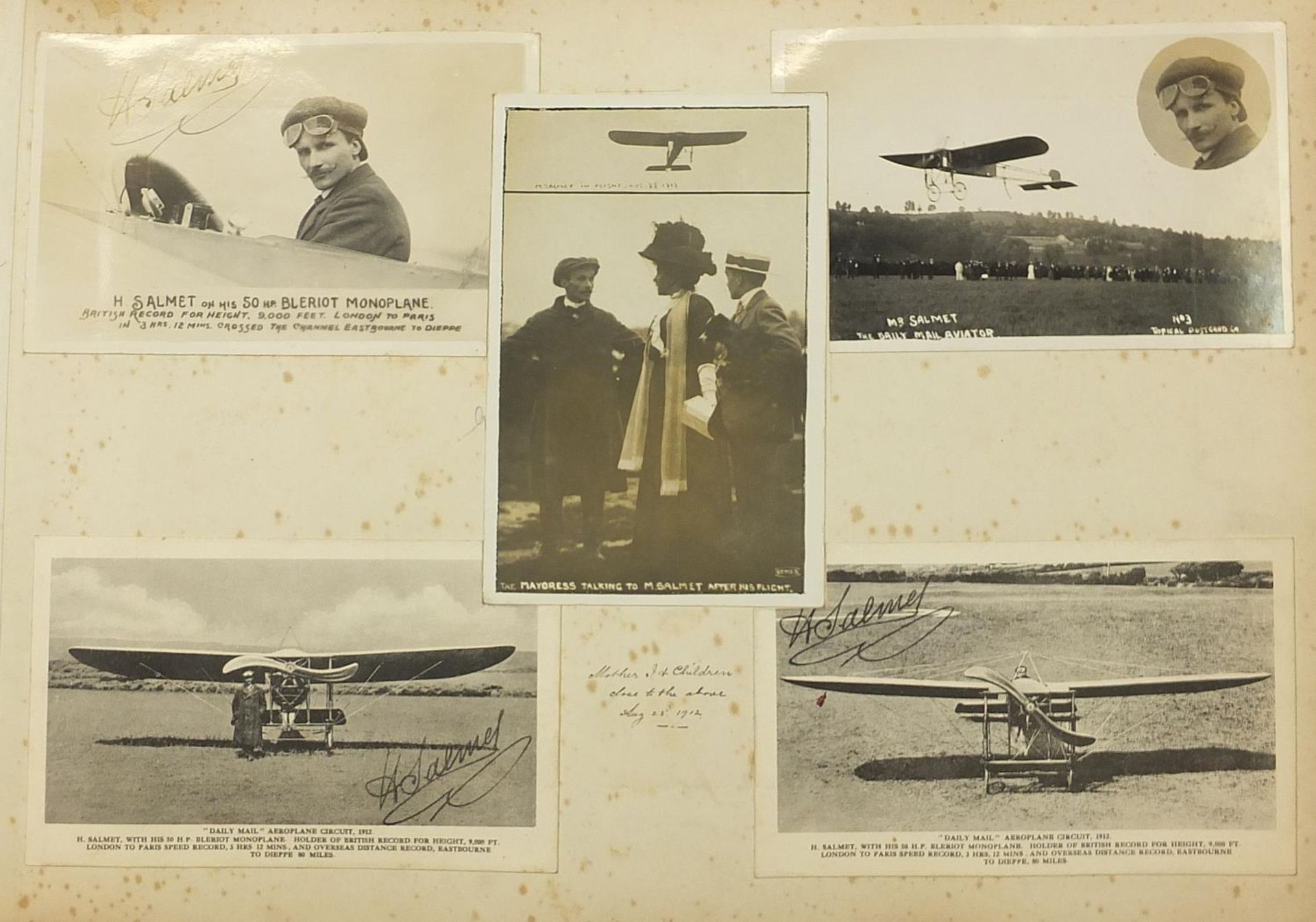 Early 20th century naval interest ephemera arranged in an album including photographs, postcards and - Image 5 of 8